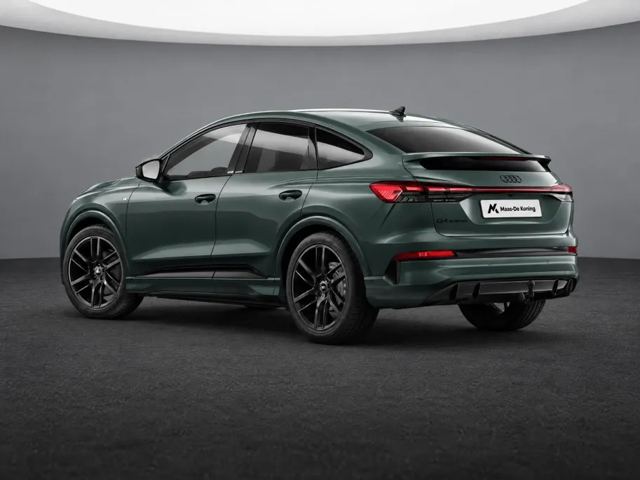 Audi Q4 Sportback e-tron S edition performance 286 PK · Lederen bekleding · Tech plus · MMi experience pro · Glazen panoramadak