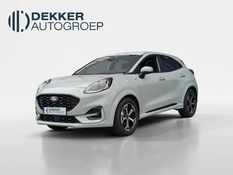 Ford Puma 1.0 EcoBoost Hybrid ST-Line NIEUW | TREKHAAK | CACTUS GREY | LED KOPLAMPEN | WINTER PAKKET | CAMERA
