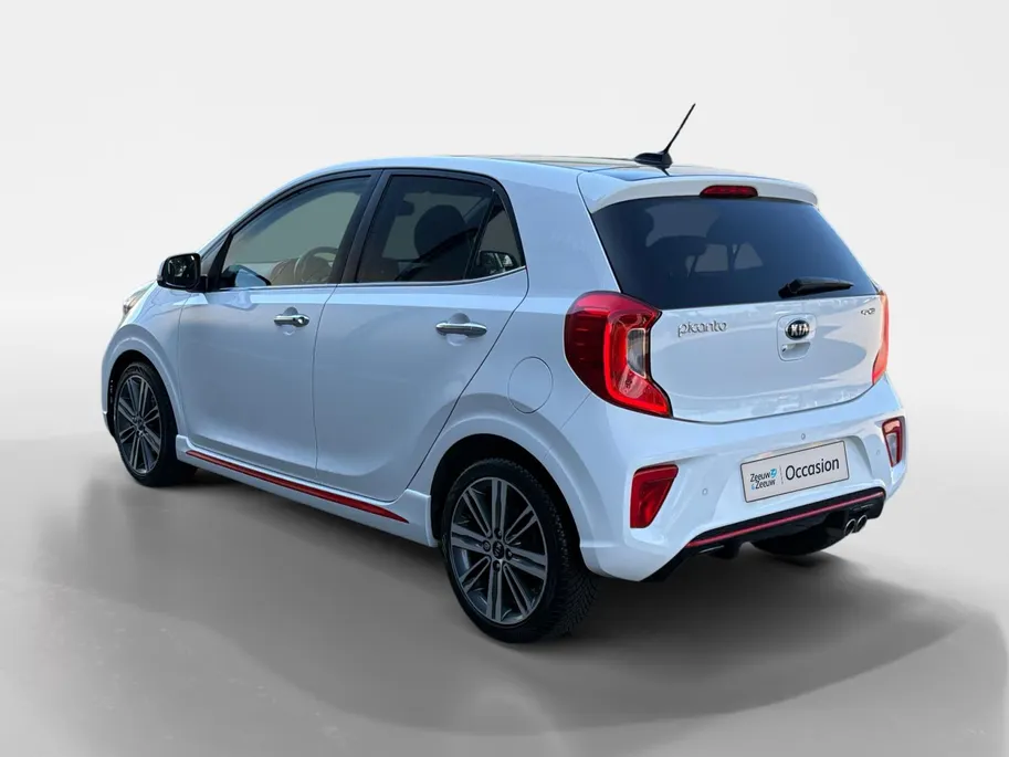 Kia Picanto 1.2 CVVT GT-Line | 84 PK! | Camera | Keyless |Leder | Stoel + Stuurverwarming | Apple Carplay | Android Auto | Lichtmetalen Velgen |