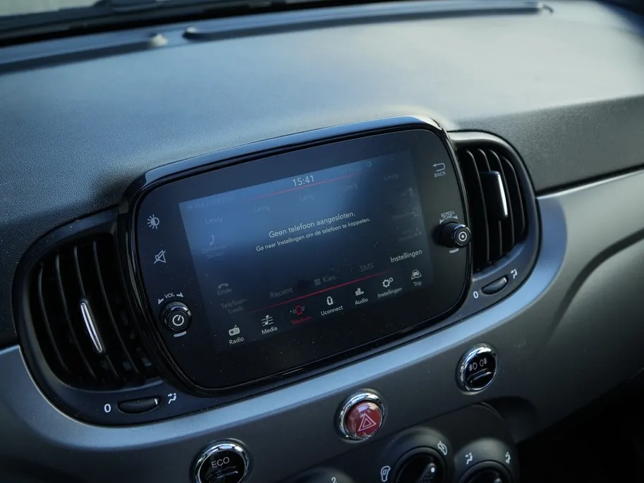 Fiat 500C TwinAir Turbo 80 PK Sport | Carplay | Cruise | PDC | 16'