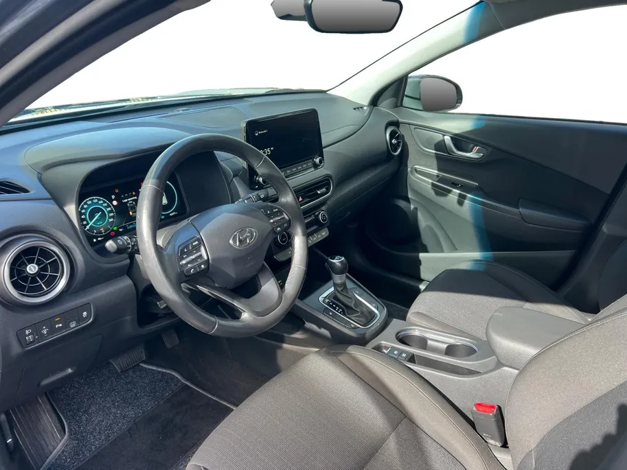 Hyundai Kona 1.6 GDI HEV Fashion Design Sky 105PK | 1ste eigenaar | Navigatie | Apple Carplay & Android Auto | Adaptive cruise control | Trekhaak | Schuif- kanteldak | Parkeersensoren achter | Stoelverwarming voor |