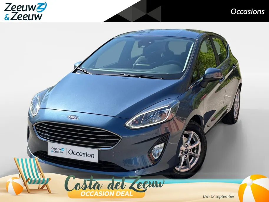 Ford Fiesta 1.0 EcoBoost Titanium | 1e Eigenaar | NL-Auto | Navigatie | Climate Control | Cruise Control | Parkeersensoren | Lichtmetalen velgen | All Weather banden