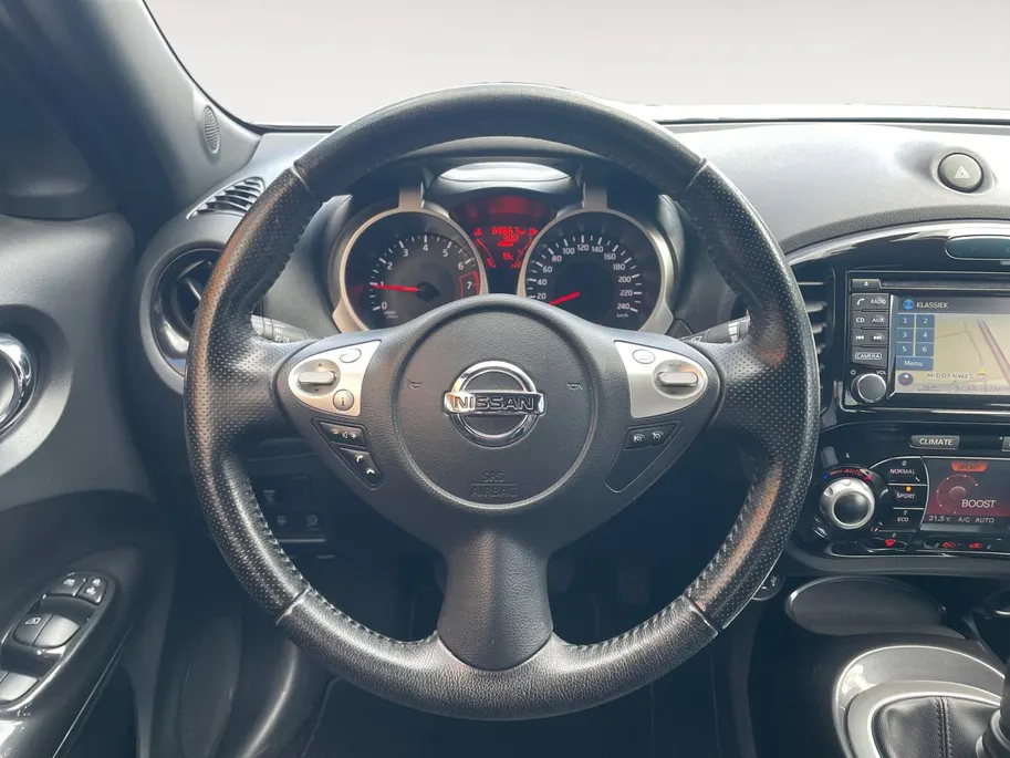 Nissan Juke 1.2 DIG-T S/S N-Connecta | Navigatie| Cruise Control| Metalliclak| Spoiler| Zwarte velgen| Climate control| UNIEK!
