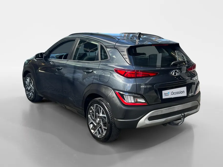 Hyundai Kona 1.6 GDI HEV Fashion Design Sky 105PK | 1ste eigenaar | Navigatie | Apple Carplay & Android Auto | Adaptive cruise control | Trekhaak | Schuif- kanteldak | Parkeersensoren achter | Stoelverwarming voor |