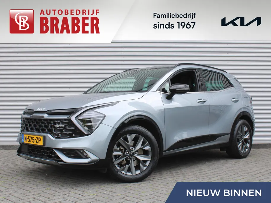 Kia Sportage 1.6 T-GDi Hybrid GT-Line | Stuur-/stoelverwarming | Elek. stoelverstelling + achterklep | Schuifdak | 18' LM | Cruise adapt. | Camera |