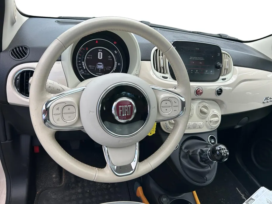 Fiat 500 0.9 TwinAir Turbo Collezione Navi, Airco, Panoramadak, Telefoonkoppeling, Parkeersensoren etc.! Nu rijklaarprijs inclusief 12 maanden garantie!!