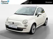 Fiat 500 1.2 Lounge airco , lm velgen , panoramadak , tel , usb , el ramen en spiegels .