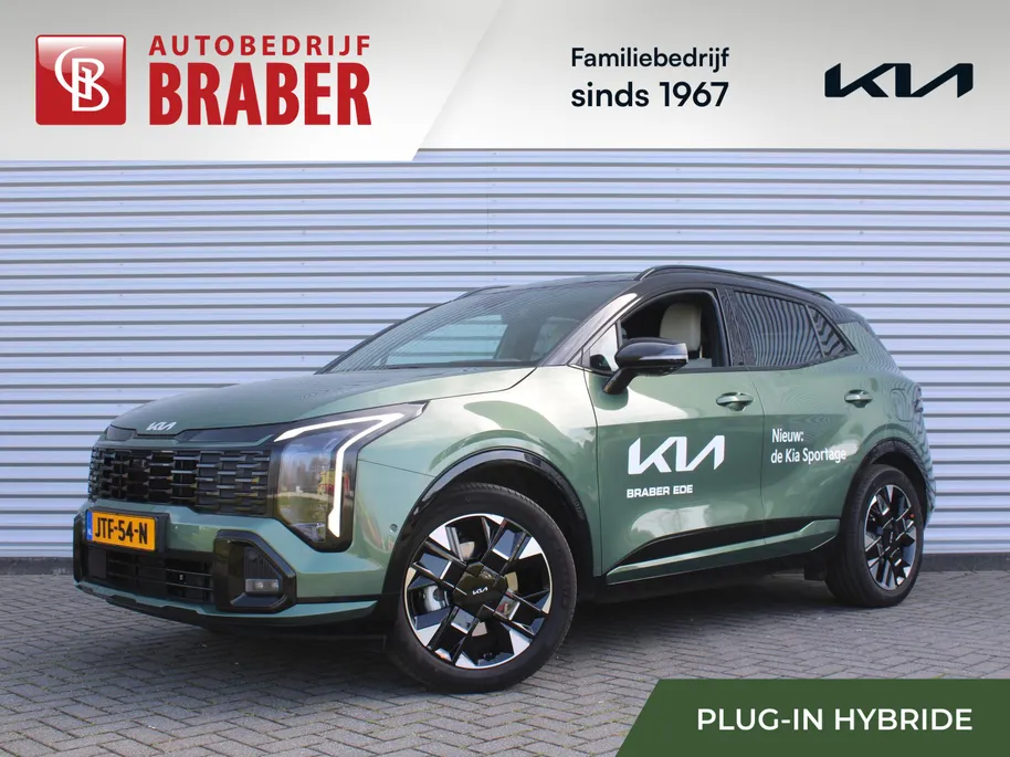 Kia Sportage 1.6 T-GDi Plug-in Hybrid GT-PlusLine | Stuur-/stoelverwarming + ventilatie | Schuifdak | 360 Camera | HUD | LED | Elek. stoelverstelling + achterklep |