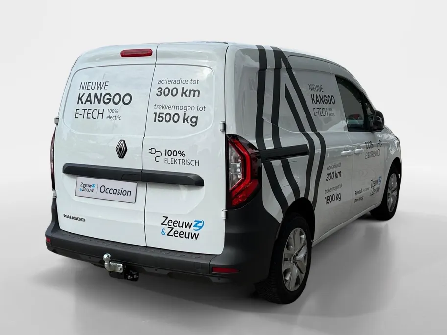 Renault Kangoo E-Tech Extra L1 44 kWh AUTOMAAT AIRCO CAMERA PARKEERSENSOREN CRUISE CONTROLE TREKHAAK CLIMATE CONTROL STOELVERWARMING APPLE CARPLAY ANDROID AUTO METEEN RIJDEN