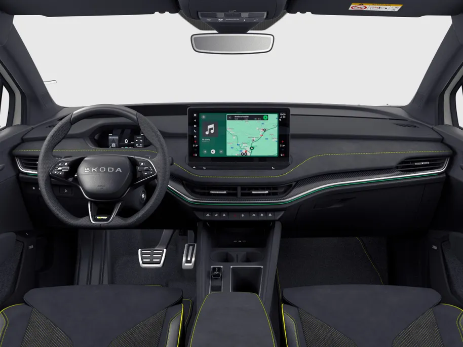 Škoda Enyaq iV RS Elektromotor 250 kW / 340 PK SUV Elektrische 21'' vision velgen | Panoramisch schuif/kanteldak | 2.500,- inruilbonus!!