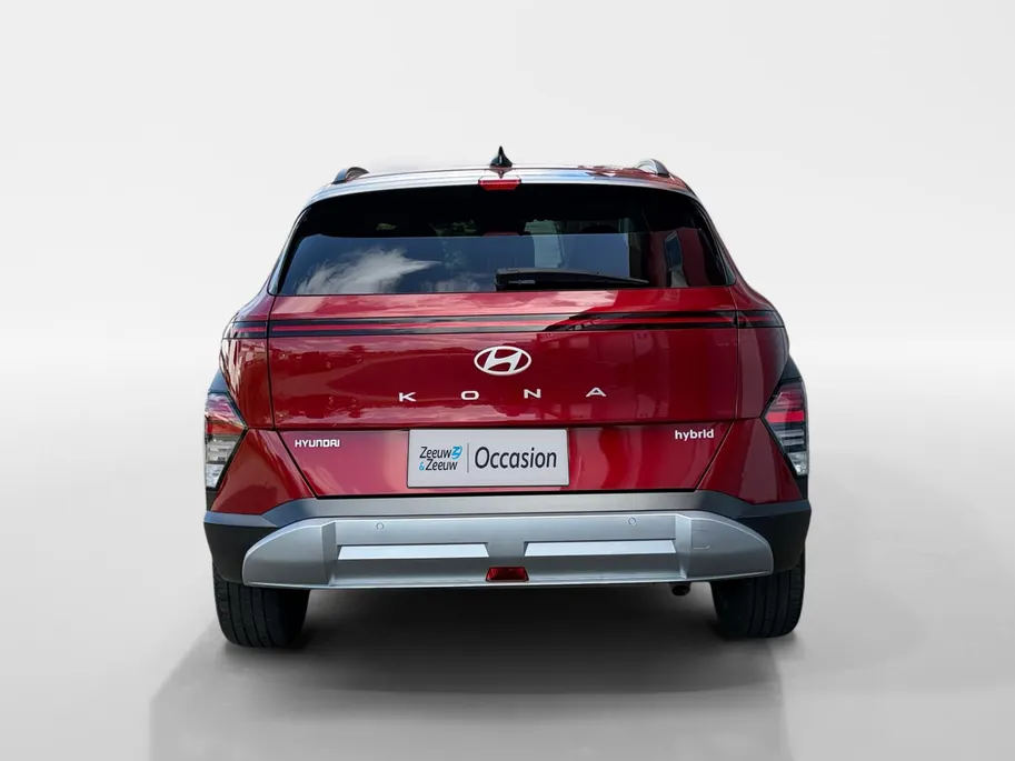 Hyundai Kona 1.6 GDI HEV Premium Sky | Lederen Bekleding| Stoelverwarming v+a| Schuif-kanteldak| Elekrtrisch verstelbare stoelen met geheugen| Dode hoeksensor| MOOIE AUTO
