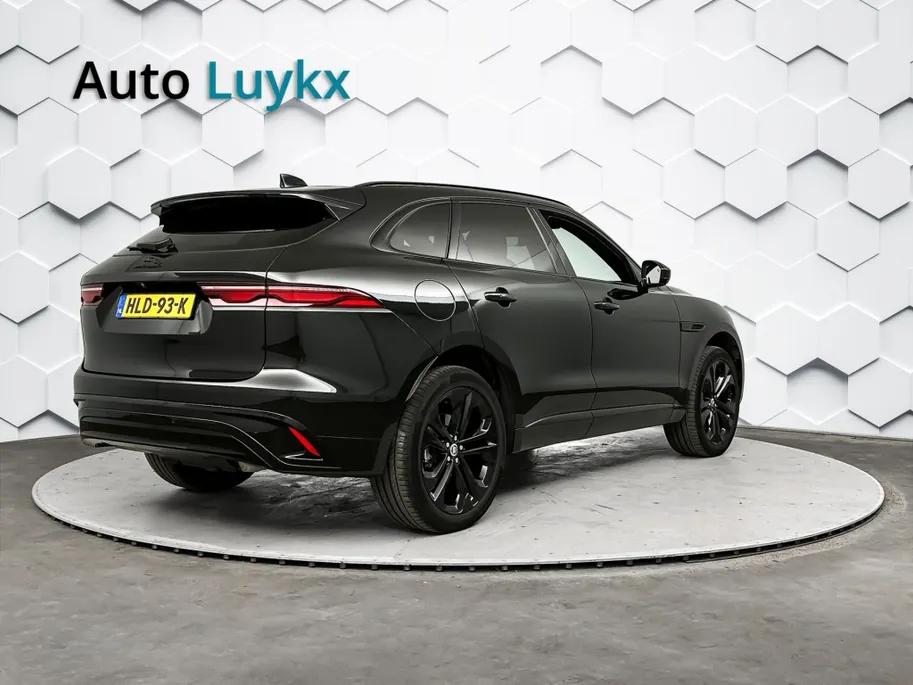Jaguar F-PACE 2.0 P400e R-Dynamic HSE Black Pack | Panoramadak | Massagestoelen + Ventilatie | Head-Up Display
