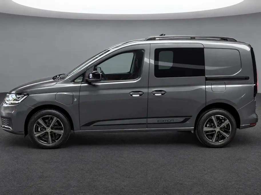 Volkswagen Bedrijfswagens Caddy Bedrijfswagens Cargo Flexible Limited Edition 1.5 eHybrid 115pk · Actieprijs van € 44.455,- voor € 39.955,- excl. BTW · 734602