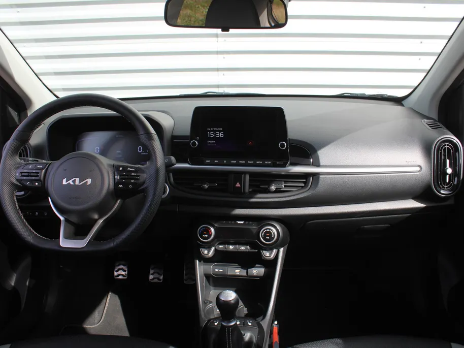 Kia Picanto 1.0 DPI GT-Line | Schuif-/kanteldak | Stuur-/stoelverwarming | Navi | Clima | Cruise | Camera | Leer | 16' LM | LED | Keyless |