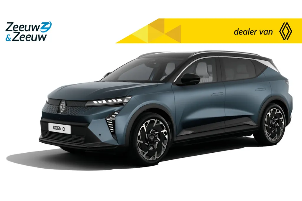 Renault Scénic E-Tech EV89 Long Range Iconic Nu te bestellen | de vernieuwde Scenic met 642KM actieradius | Bestel uw nieuwe Scenic met € 1.000,- Zeeuw en Zeeuw actiekorting! |