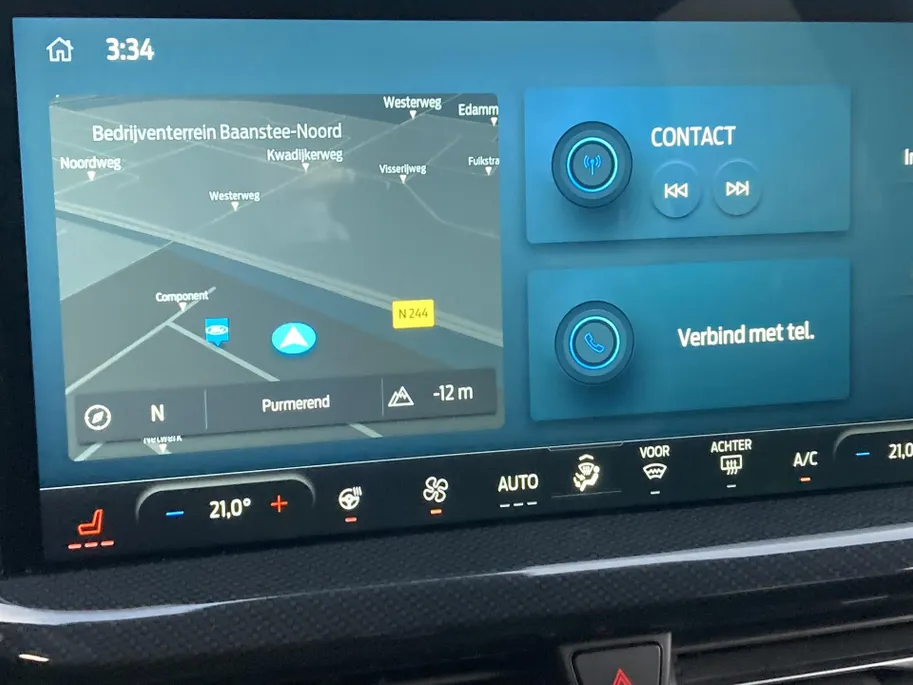 Ford Focus 1.0 EcoBoost Hybrid 125 pk ST Line Wagon SYNC4  Groot Navigatie touchscreen -Winter Pack-Parkeersensoren voor en achter