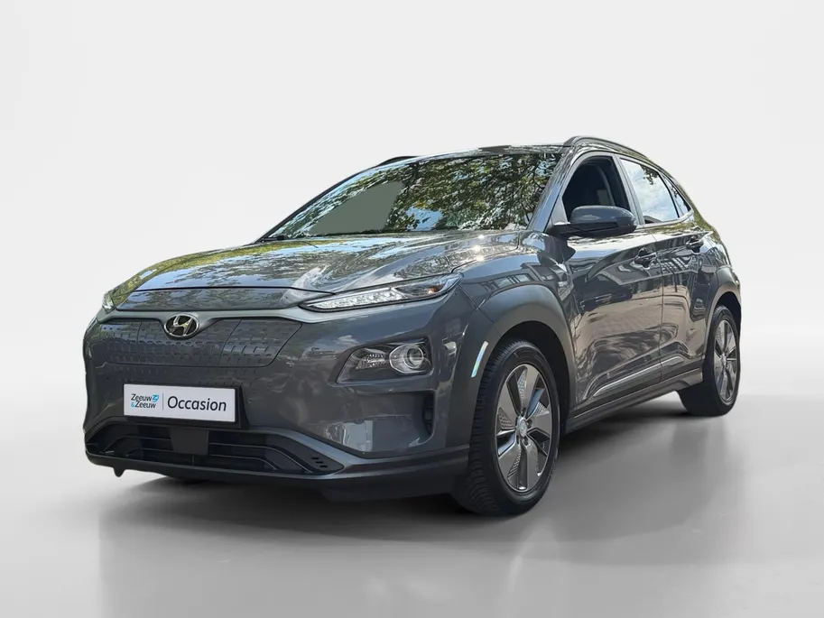 Hyundai Kona EV Premium 64 kWh HEAD UP DISPLAY | LEDEREN BEKLEDING | 455 KM ACTIERADIUS | ACC | DODEN HOEK DETECTIE | 12 MAANDEN BOVAG GARANTIE
