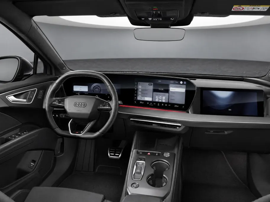 Audi Q4 Sportback e-tron S edition performance 286 PK · Lederen bekleding · Tech plus · MMi experience pro · Glazen panoramadak