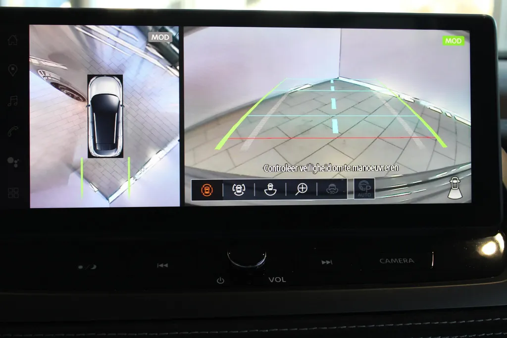 Nissan QASHQAI 1.5 e-Power N-Design *Pro-pilot*Google navigatie*Dodehoeksensoren*360grd Camera*parkeersensoren voor en achter*Climatecontrole*stoel-,stuur- en voorruit verwarming*Applecarplay&Androidauto*