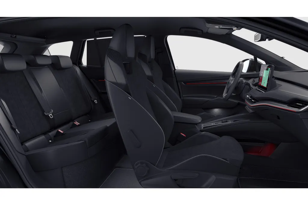 Škoda Enyaq iV Sportline Tour Edition 85 |  Business Upgrade - Advanced | Elektrisch wegklapbare trekhaak |  Panoramisch schuif/kanteldak | 2.500,- inruilpremie!!