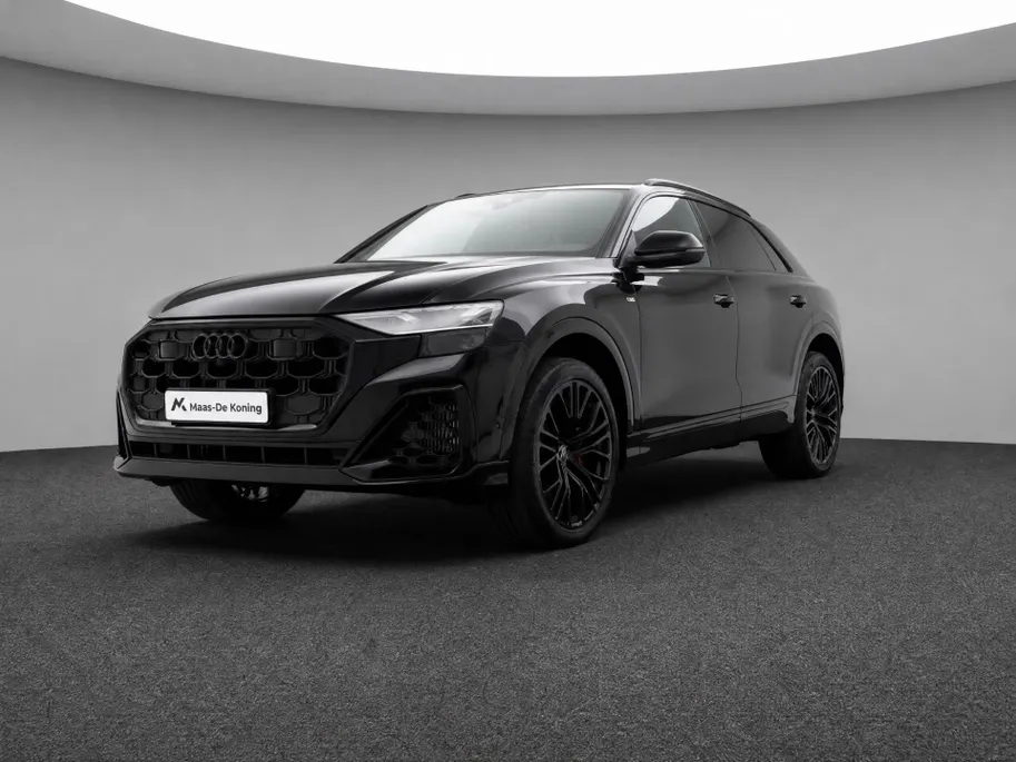 Audi Q8 55 TFSI e quattro Pro Line S 394 PK · B&O Premium 3D · Vierwielbesturing · Assist parking plus, remote · Trekhaak elek. wegklapbaar · MEGA Sale