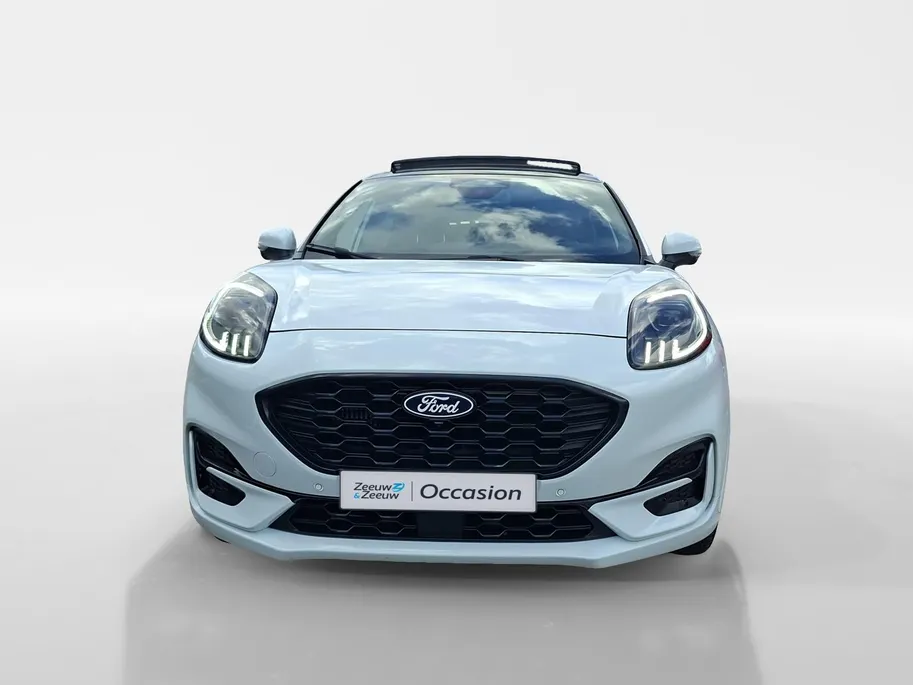 Ford Puma ST-Line 1.0 125 pk Automaat | Stoel- stuur en voorruitverwarming | Trekhaak | Kantel / schuifdak | Adaptieve led koplampen | All weather banden