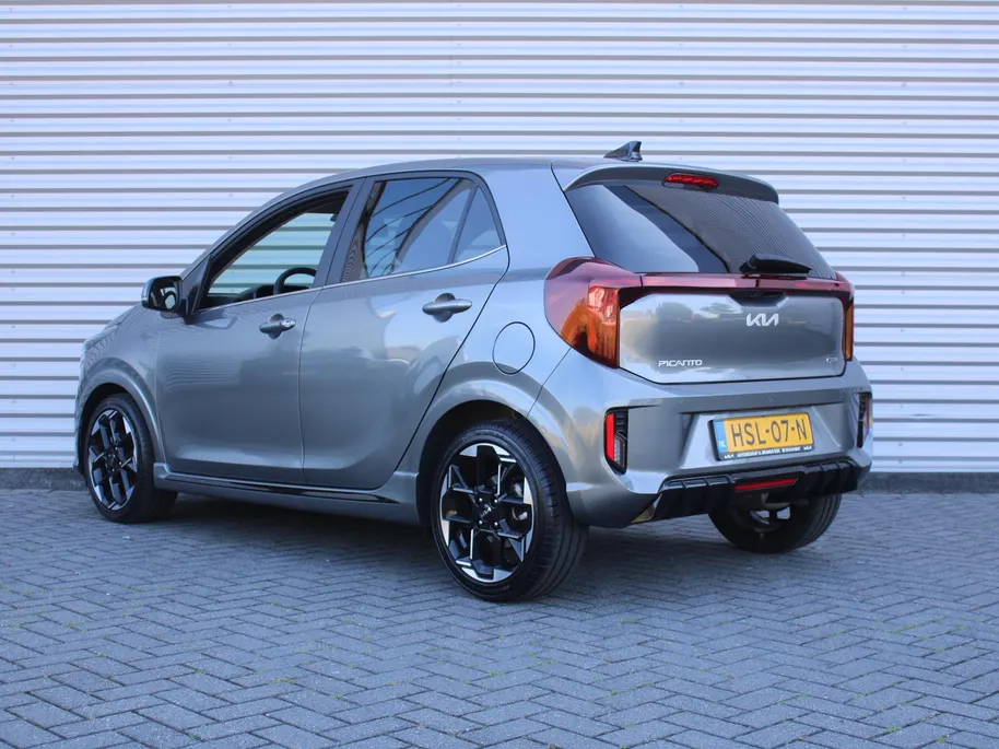 Kia Picanto 1.0 DPI GT-Line | Stuur-/stoelverwarming | Schuifdak | Camera | Dodehoek detectie | Telefoonlader | Clima | Navi | 16' LM | LED | Cruise |