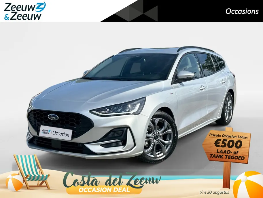 Ford Focus Wagon 1.0 EcoBoost Hybrid ST Line |Winter Pack| Full-LED koplampen| Geluidsisolerend glas| Sportonderstel|  12 maanden Bovag Garantie|