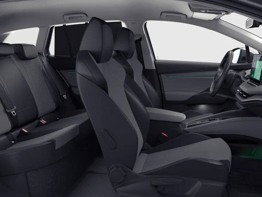 Škoda Enyaq iV Business Edition 85 | Achterbumper en dorpels in carosseriekleur | Elektrisch wegklapbare trekhaak | 19' inch velgen Regulus | 2.500,- inruilpremie!!