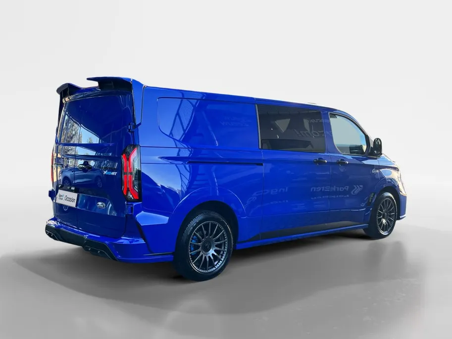 Ford E-Transit Cust. 320 L2H1 MS-RT 71 kWh DC | Te Bestellen | Uniek | Financial lease vanaf 0,99% Rente | 360 Camera | Elek. Schuifdeuren | Elek. Trekhaak | 2300KG Trekgewicht |