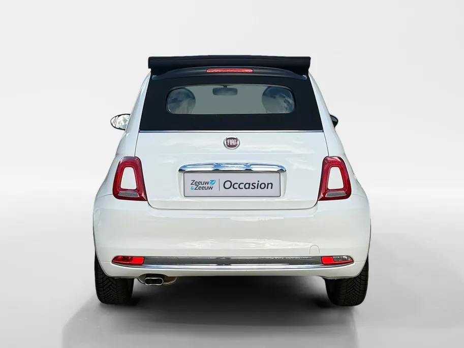 Fiat 500C 1.2 Lounge | Open Dak | Bluetooth | All Season Banden | Airco | Lederen Bekleding | LMV | 12 Maanden BOVAG Garantie