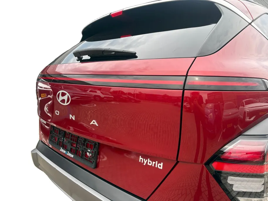 Hyundai Kona 1.6 GDI HEV Premium Sky | Full options! | Navi | Leder | Stoelverwarming en koeling