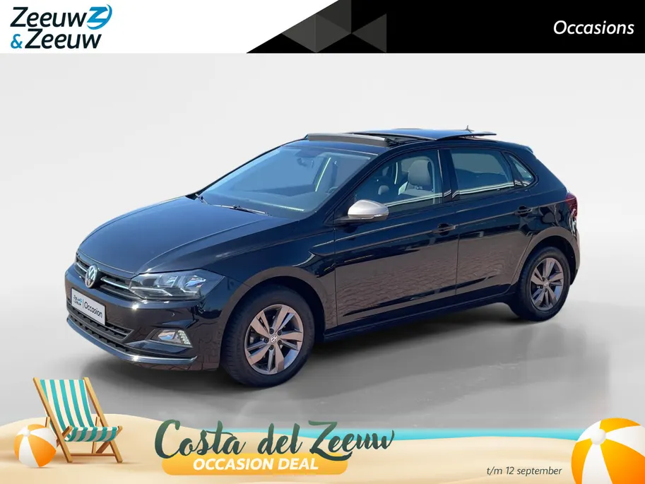 Volkswagen Polo 1.0 TSI Comfortline *Navigatie via carplay*Parkeersensoren*Schuif/kanteldak*Adapt. Cruise Control*LM.Velgen*Zeer nette auto!