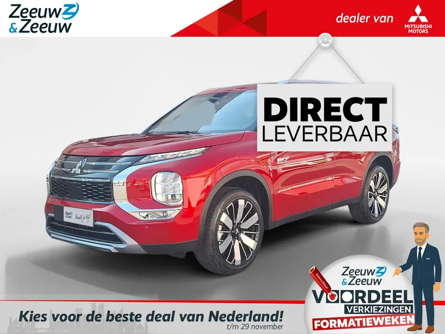 Mitsubishi Outlander 2.4 PHEV First Edition | 6000 EURO KORTING | NU DIRECT LEVEBAAR | 8 JAAR GARANTIE |