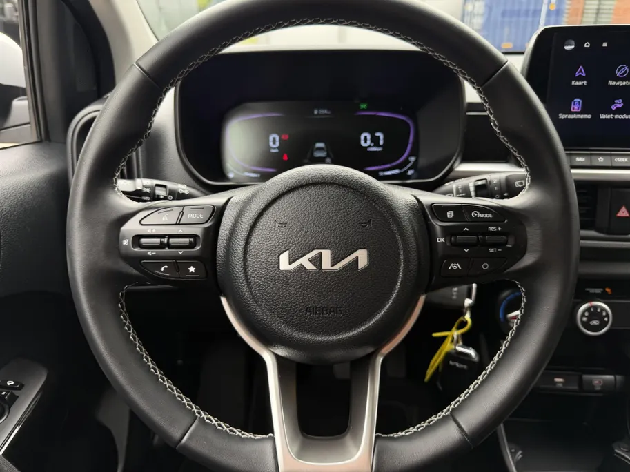 Kia Picanto 1.0 DPI DynamicPlusLine | Achteruitrijcamera | LED verlichting | Navi | Cruise control | Apple/Android Carplay | Parkeersensoren achter | LMV | Privacy glass