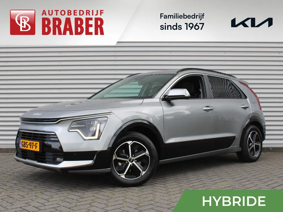 Kia Niro 1.6 GDi Hybrid DynamicPlusLine | Schuif-/kanteldak | Stuur-/stoelverwarming | Cruise adapt. | Camera | Clima | 16' LM |
