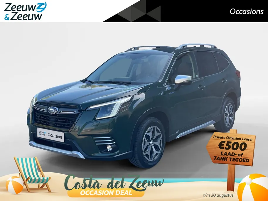 Subaru Forester 2.0i e-BOXER Premium | Pano | Memory | 360 Camera | Elektr. Achterklep | Leder | ACC | Stoelverwarming | 1 Jaar Bovag Garantie |