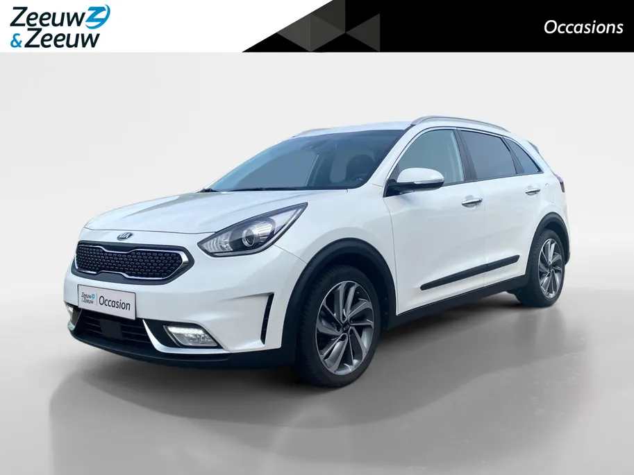 Kia Niro 1.6 GDi Hybrid ExecutiveLine | Dodehoekdetectie | Lederen bekleding | Stoelverwarming en ventilatie | 18 inch  LM-velgen | Elektr. stoel | Parkeercamera |