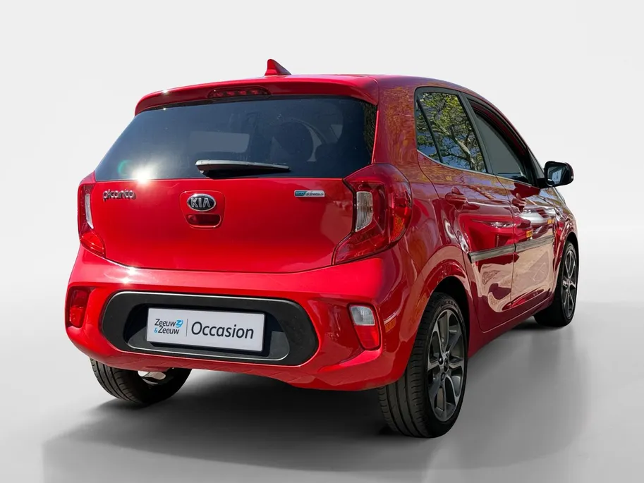 Kia Picanto 1.0 CVVT Design Edition Lederen bekleding | Cruise control | Climate control | Getint glas | 16 incht lichtmetalen velgen | resterende fabrieksgarantie!