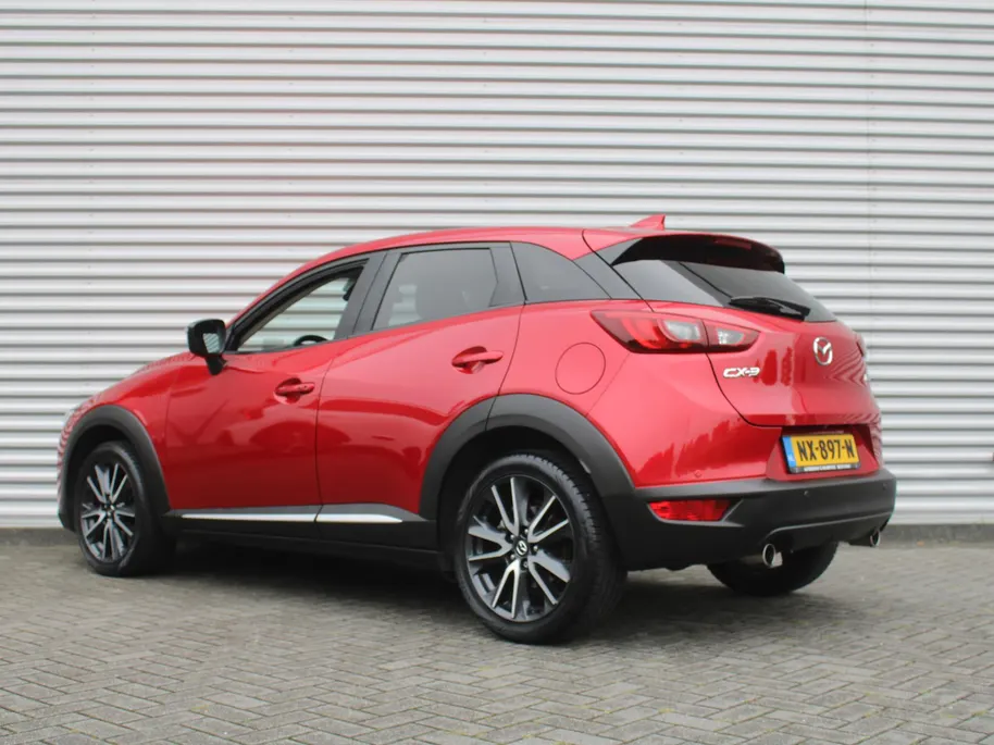 Mazda CX-3 2.0 SkyActiv-G 120 GT-M | Stuur-/stoelverwarming | Leer | Dodehoek detectie | Camera | Bose | HUD | LED | 18' LM | Cruise adapt. | Navi | Clima |