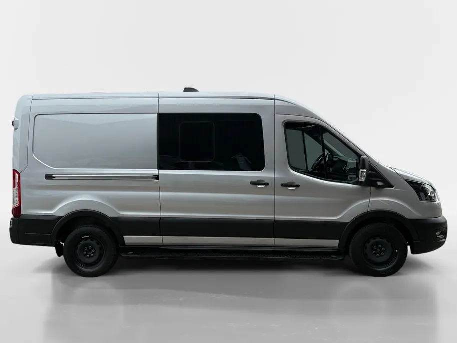 Ford Transit 350 2.0 TDCI L3H2 DC Trend | Dubbele Cabine | Driver Assistance Pack | Winter Pack | Wandbetimmering Hout & Laadvloer Hout |