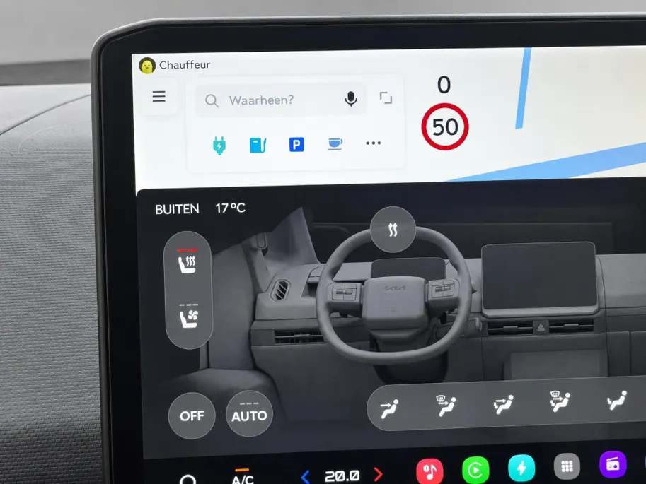 Kia PV5 L2H1 Elite Executive 71.2 kWh | Leverbaar begin volgend jaar | Meest Luxe uitvoering | Gebouwd voor elke klus | 419mm lage instap, 4,420L inhoud | 416km range (WLTP). 30 min van 10 - 80% geladen