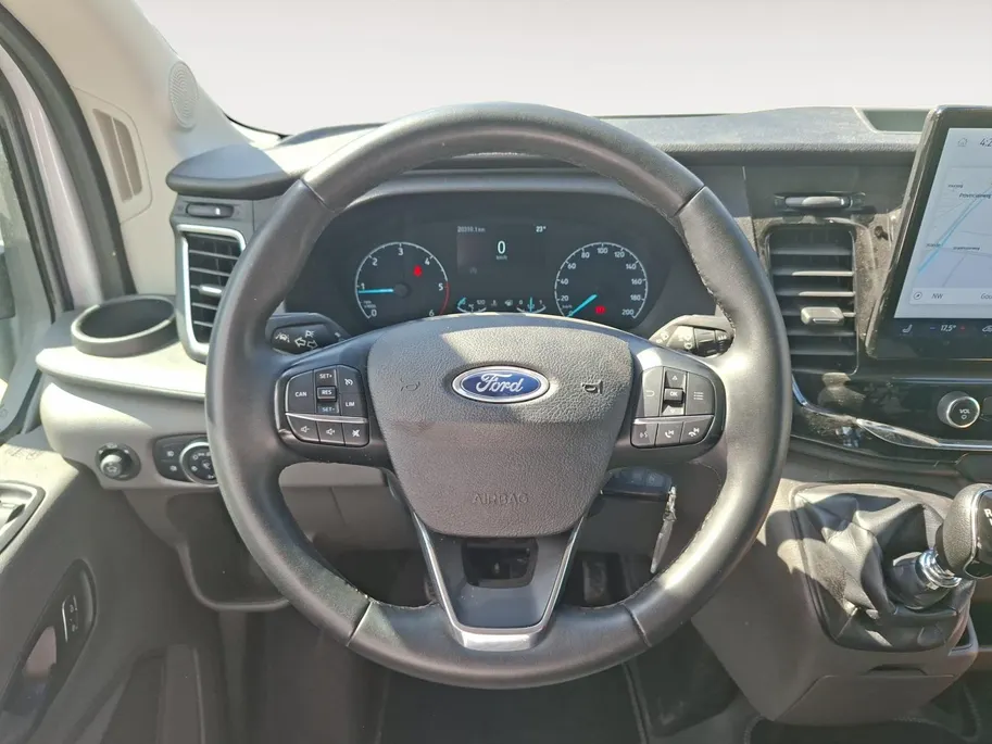 Ford Transit 350 2.0 TDCI L3H2 Trend 130 pk l BPM VRIJ! | Navigatiesysteem| 12' scherm | Trekhaak | Voorruitverwarming l 3-zits | All seasonbanden | Laadruimtebescherming