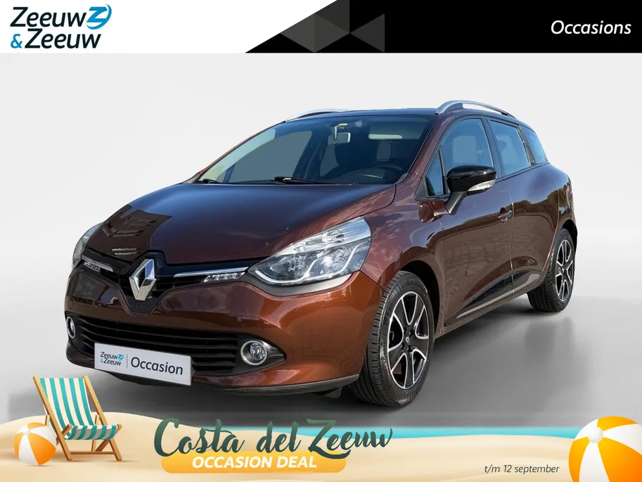 Renault Clio Estate 90PK TCe Expression | Navi | Armsteun | Bleutooth | Cruise Control | Lichtmetalen Velgen | Airco | USB | Leder Stuurwiel |