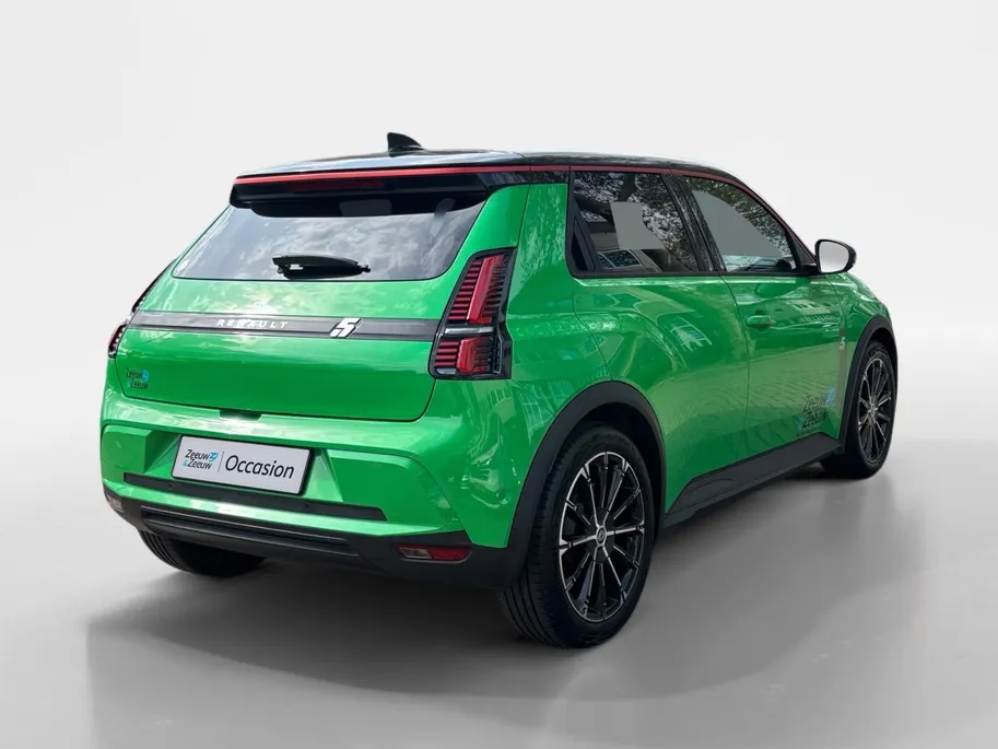Renault 5 urban range techno 40 kWh AUTOMAAT NAVI AIRCO CAMERA CRUISE CONTROLE APPLE CARPLAY ANDROID AUTO LM VELGEN STOELVERWARMING STUURVERWARMING ZEER MOOIE AUTO DEALER ONDERHOUDEN