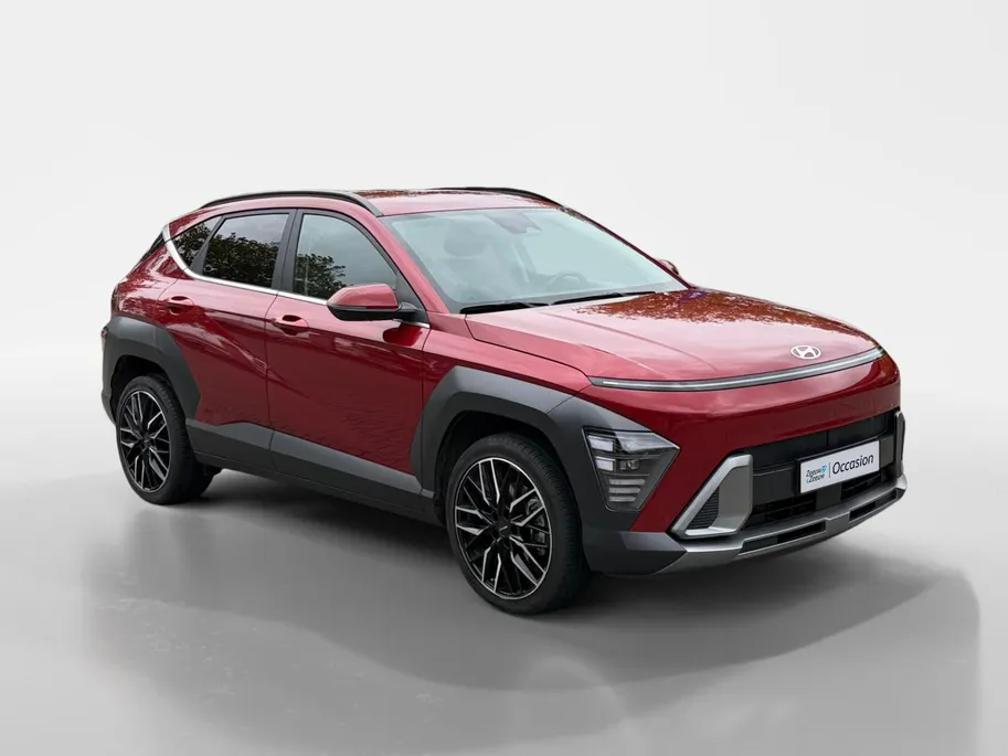 Hyundai Kona 1.6 GDI HEV Comfort Smart 19'' velgen Incl. resterend fabrieksgarantie! Zeer mooie uitvoering! ALS NIEUW!!