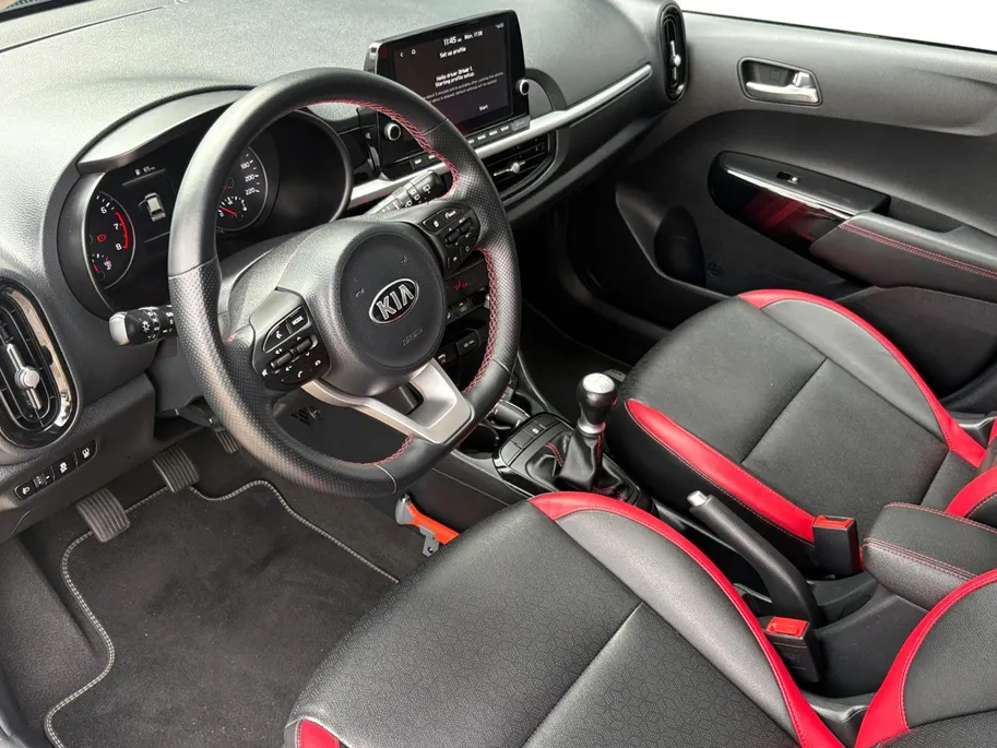 Kia Picanto 1.0 DPi GT-Line Edition | Climate Control | Cruise Control | Keyless | Camera | Leder | Apple Carplay | Android Auto | Navi | Lichtmetalen Velgen |