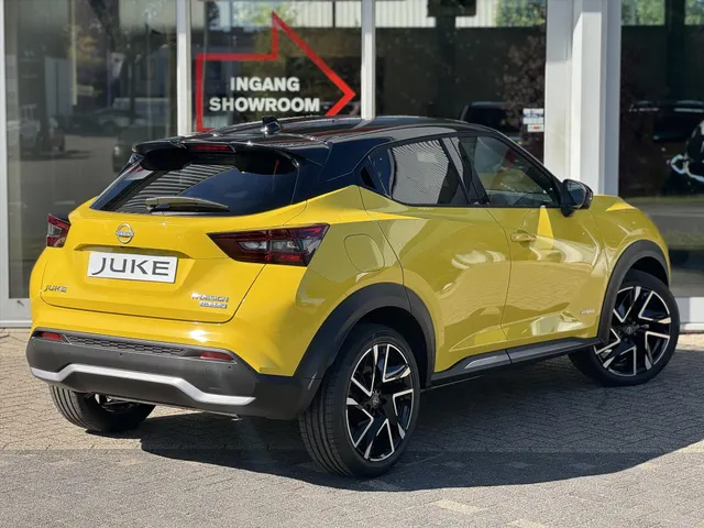 Nissan Juke Hybrid 143pk N-Design | NIEUW | Navigatie | App Connect | Blind Spot | 360-Camera | Keyless