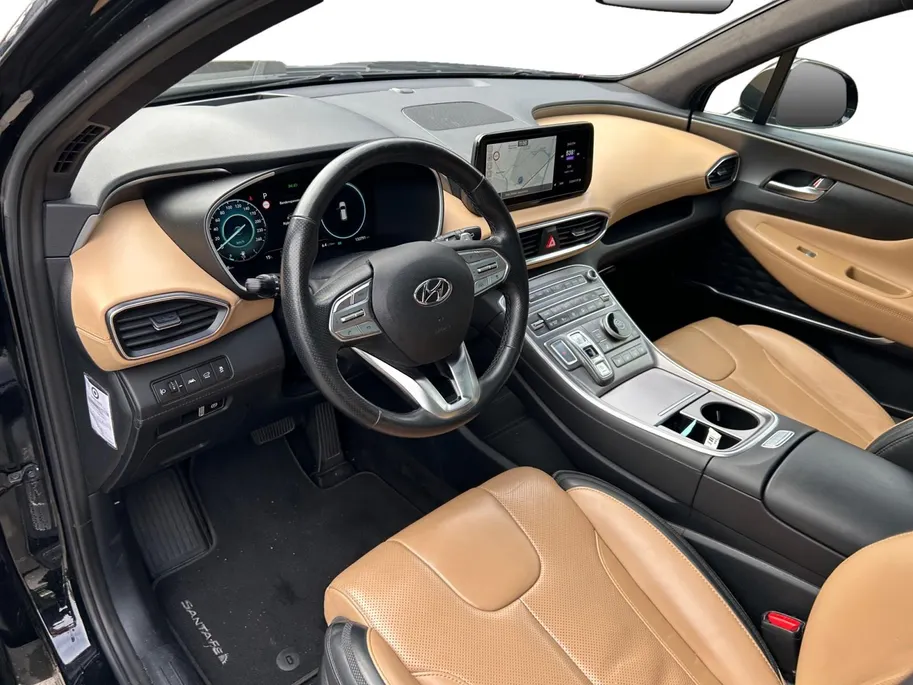 Hyundai Santa Fe 1.6 T-GDI HEV Premium Plus Sky 7p. | Zeer netjes | Vol opties! | Trekhaak | Incl. 12 maanden garantie, APK, Onderhoudsbeurt etc. Premiumpakket gratis! |