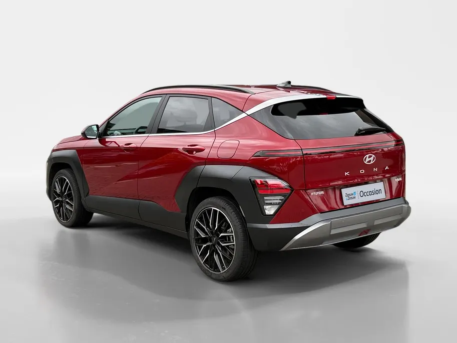 Hyundai Kona 1.6 GDI HEV Comfort Smart 19'' velgen Incl. resterend fabrieksgarantie! Zeer mooie uitvoering! ALS NIEUW!!